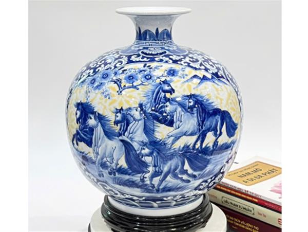 Bình hút tài lộc Thuận buồm xuôi gió, Mã đáo thành công